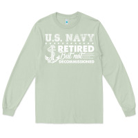 Matcha US Navy Retired Shirt Long Sleeve Tee - longCreatives