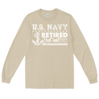 Mushroom US Navy Retired Shirt Long Sleeve Tee - longCreatives