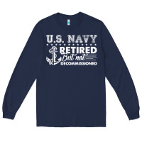 Navy US Navy Retired Shirt Long Sleeve Tee - longCreatives