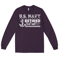 Plum US Navy Retired Shirt Long Sleeve Tee - longCreatives