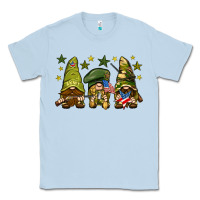 Dusty Blue Army Gnomes 4th of july Classic Tee - HowdyJamesFarm