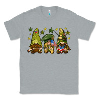 Heather Grey Army Gnomes 4th of july Classic Tee - HowdyJamesFarm