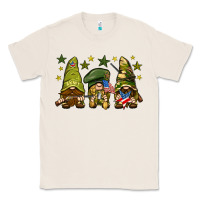 Natural Army Gnomes 4th of july Classic Tee - HowdyJamesFarm