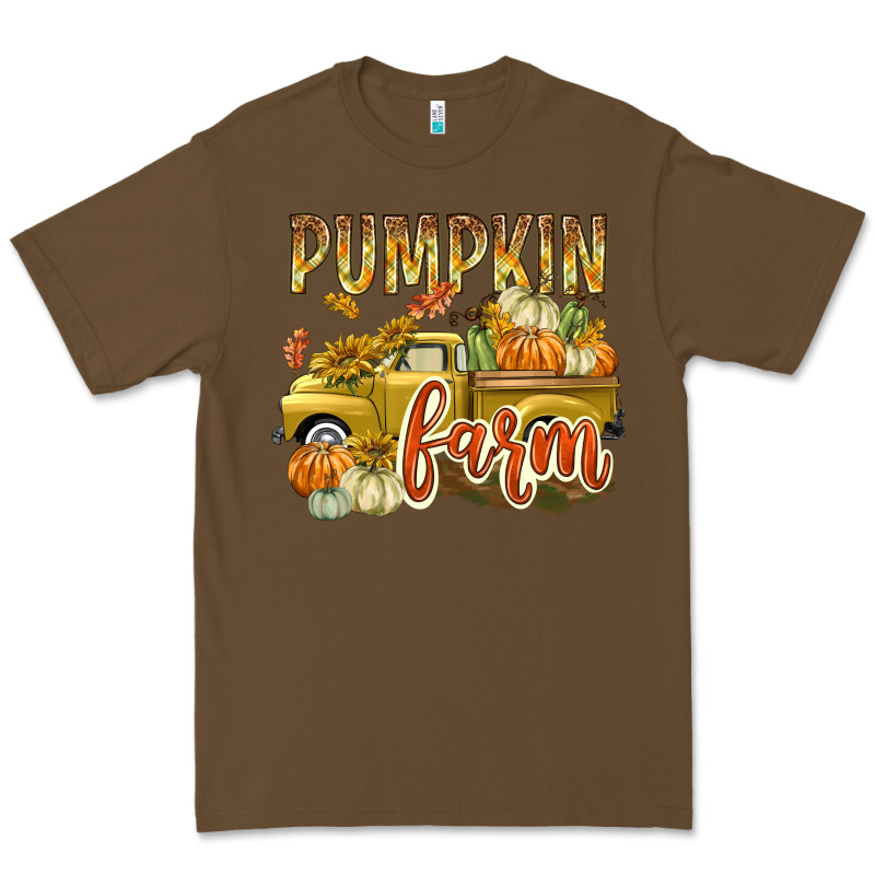 Pumpkin Farm With Truck Premium Tee by texasbilliewilder | Teevron