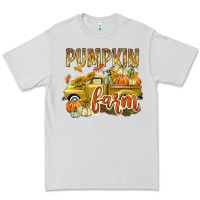 Dove Grey Pumpkin farm with truck Premium Tee - texasbilliewilder