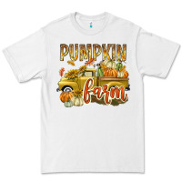 White Pumpkin farm with truck Premium Tee - texasbilliewilder