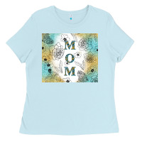 Baby Blue mother's day mom tumbler tbs Ladies Tee - TumblerDesignByShophia