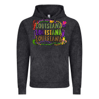 Louisiana Louisiana Louisiana Mardi Gras Vintage Hoodie | Teevron