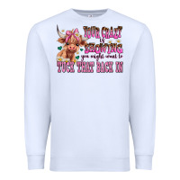 White your crazy is showing you might want to tuck that Premium Sweatshirt - AdoDesignShop
