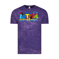Cloud Purple Autism acceptance Vintage Tee - CowGirlArtShop