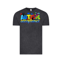 Vintage Black Autism acceptance Vintage Tee - CowGirlArtShop