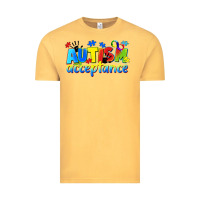 Vintage Mustard Autism acceptance Vintage Tee - CowGirlArtShop