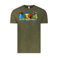Vintage Olive Autism acceptance Vintage Tee - CowGirlArtShop