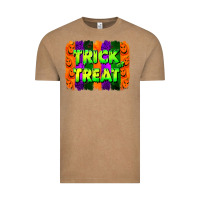 Trick Or Treat Brushstroke Vintage Tee | Teevron