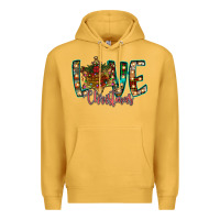 Mustard Love Snowman Premium Hoodie - CowhideDigitalArt