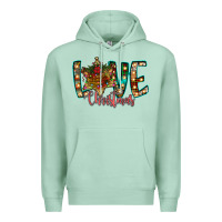 Seafoam Love Snowman Premium Hoodie - CowhideDigitalArt
