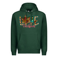 Sports Green Love Snowman Premium Hoodie - CowhideDigitalArt
