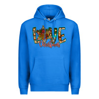 True Royal Love Snowman Premium Hoodie - CowhideDigitalArt