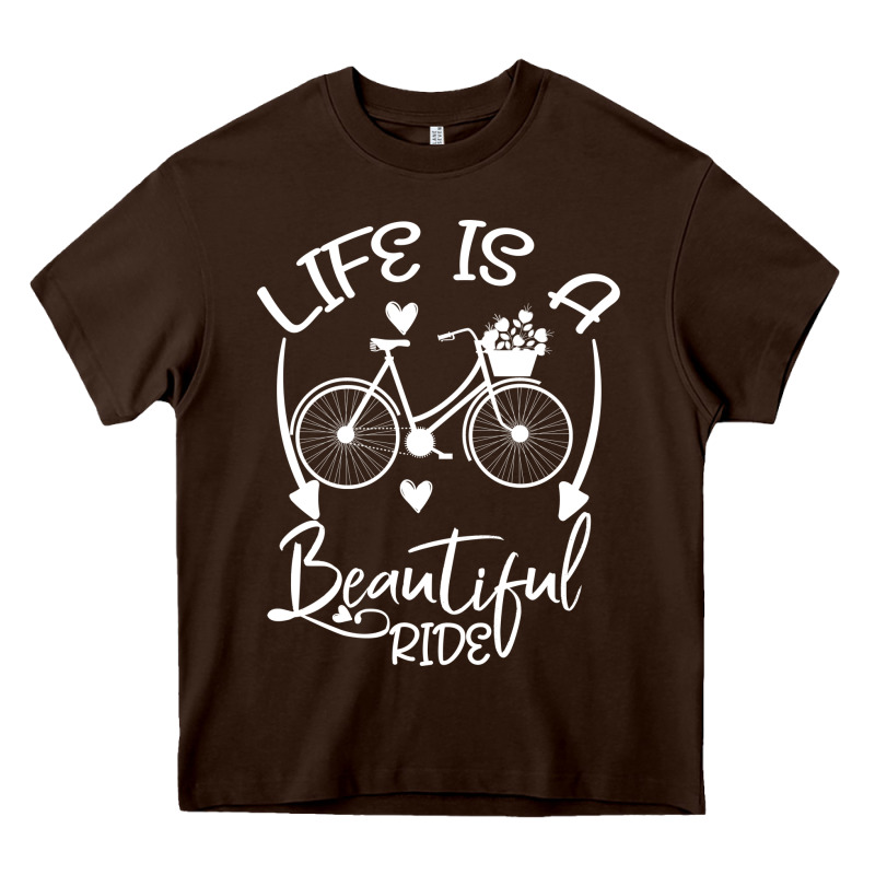 Life Is A Beautiful Ride Heavy Core Tee by Bettercallsaul | Teevron