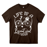 Chocolate Brown Life is a beautiful ride Heavy Core Tee - Bettercallsaul