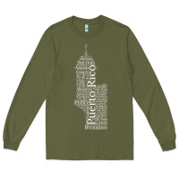 Army Green Puerto Rico El Moro Prideful Puerto Rican Cities and Towns Long Sleeve Tee - longCreatives