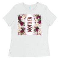White mother's day flowers tumbler tbs Ladies Tee - TumblerDesignByShophia