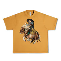 Peanut Butter Midilli little Cowboy kid rodeo Urban Heavy Tee - HowdyJamesFarm