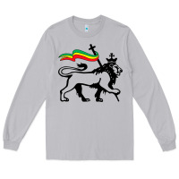 Moon Dust Rasta Lion of Judah Rastafarian Reggae Lion and Christian Long Sleeve Tee - longCreatives