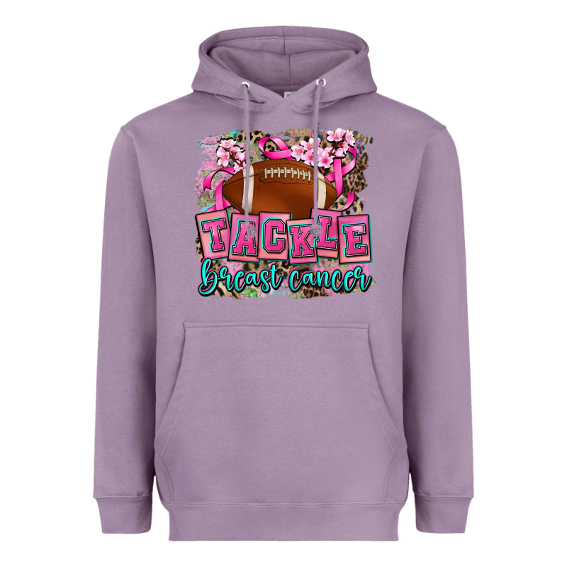 Tackle Breast Cancer Heavyweight Hoodie by AdoDesignShop | Teevron