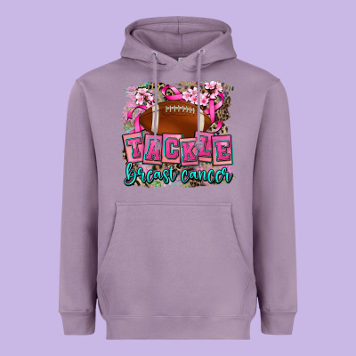 Tackle Breast Cancer Heavyweight Hoodie Designed By Adodesignshop
