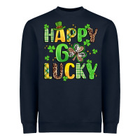 Navy happy go lucky Heavyweight Sweatshirt - Artiststas