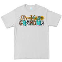 Dove Grey Western Great Grandma Premium Tee - texasbilliewilder