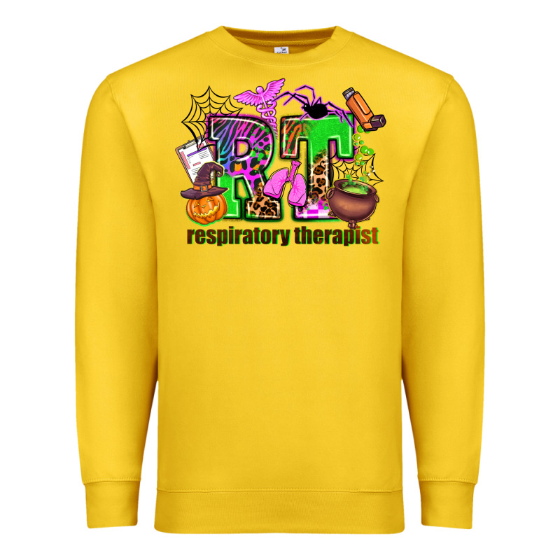 Rt Respiratory Therapist Premium Sweatshirt by AdoDesignShop | Teevron