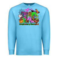 Ocean Blue rt respiratory therapist Premium Sweatshirt - AdoDesignShop