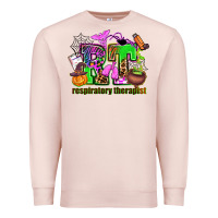 Pale Pink rt respiratory therapist Premium Sweatshirt - AdoDesignShop