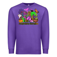 Purple rt respiratory therapist Premium Sweatshirt - AdoDesignShop