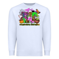 White rt respiratory therapist Premium Sweatshirt - AdoDesignShop