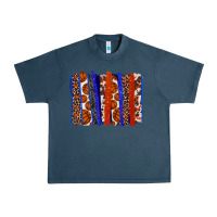 Midnight Navy Basketball brushstroke Urban Heavy Tee - HowdyJamesFarm