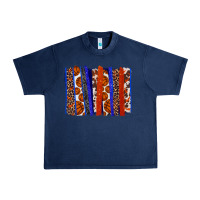 Navy Basketball brushstroke Urban Heavy Tee - HowdyJamesFarm