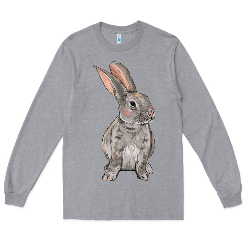 Easter Bunny Long Sleeve Tee by OliviaCreatesArt | Teevron