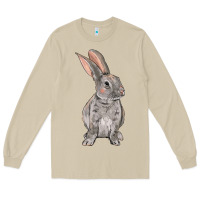 Mushroom Easter bunny Long Sleeve Tee - OliviaCreatesArt