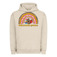 Pigment French Oak back to school rainbow hello sixth grade Urban Hoodie - AdoDesignShop