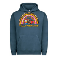 Pigment Midnight Navy back to school rainbow hello sixth grade Urban Hoodie - AdoDesignShop