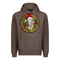 Coffee Christmas Goat Premium Hoodie - RanaPortraitStore