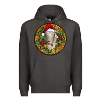 Smoke Christmas Goat Premium Hoodie - RanaPortraitStore