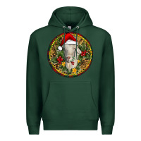 Sports Green Christmas Goat Premium Hoodie - RanaPortraitStore