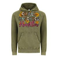 Vintage Olive small business hustler Vintage Hoodie - OliviaCreatesArt