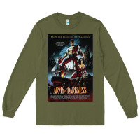Army Green Army Of Darkness Movie Poster Classic Long Sleeve Tee - longCreatives