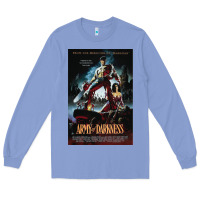 Colony Blue Army Of Darkness Movie Poster Classic Long Sleeve Tee - longCreatives
