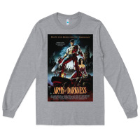 Heather Grey Army Of Darkness Movie Poster Classic Long Sleeve Tee - longCreatives
